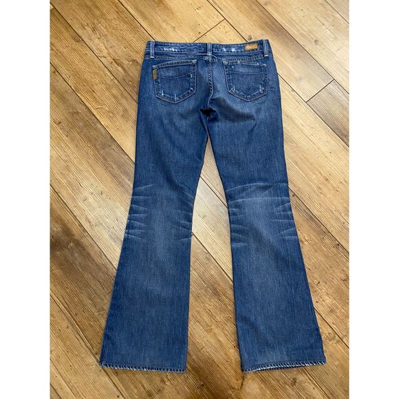 PAIGE Laurel Canyon Blue Jeans Low Rise Boot Cut 29X30 MSRP $229 - Picture 5 of 11